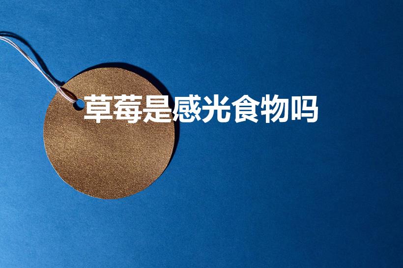 草莓是感光食物吗（感光食物有哪些水果蔬菜）