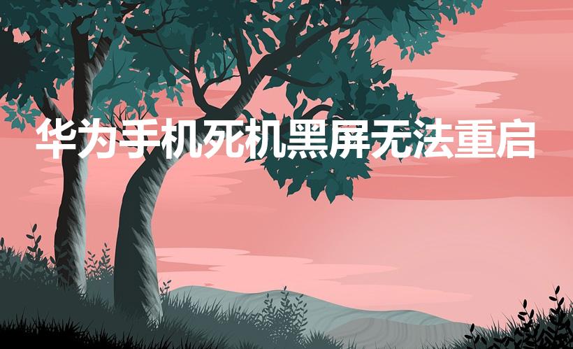 华为手机死机黑屏无法重启