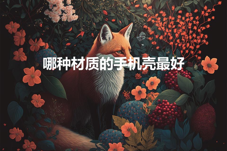 哪种材质的手机壳最好（手机壳材质哪种最好）