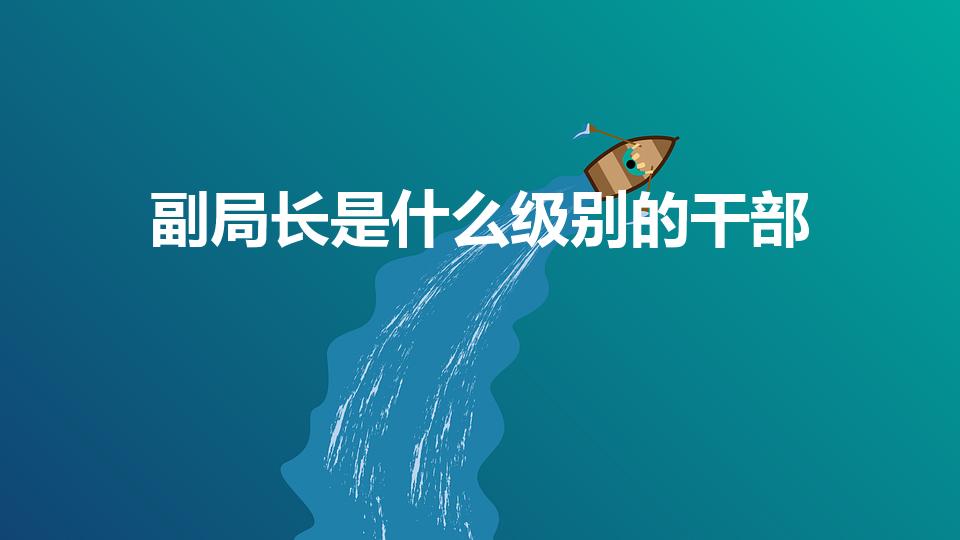 副局长是什么级别的干部（市局副局长什么级别）