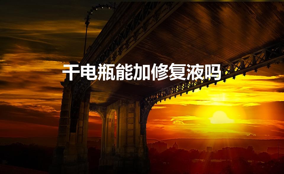 干电瓶能加修复液吗（干电池可以加液吗）