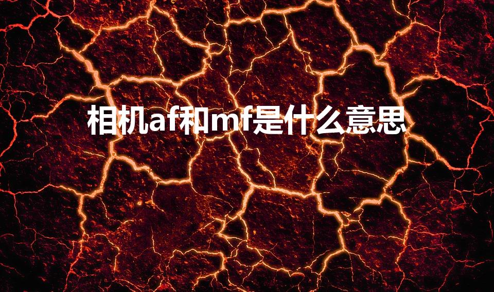 相机af和mf是什么意思（镜头上的af和mf是什么意思）