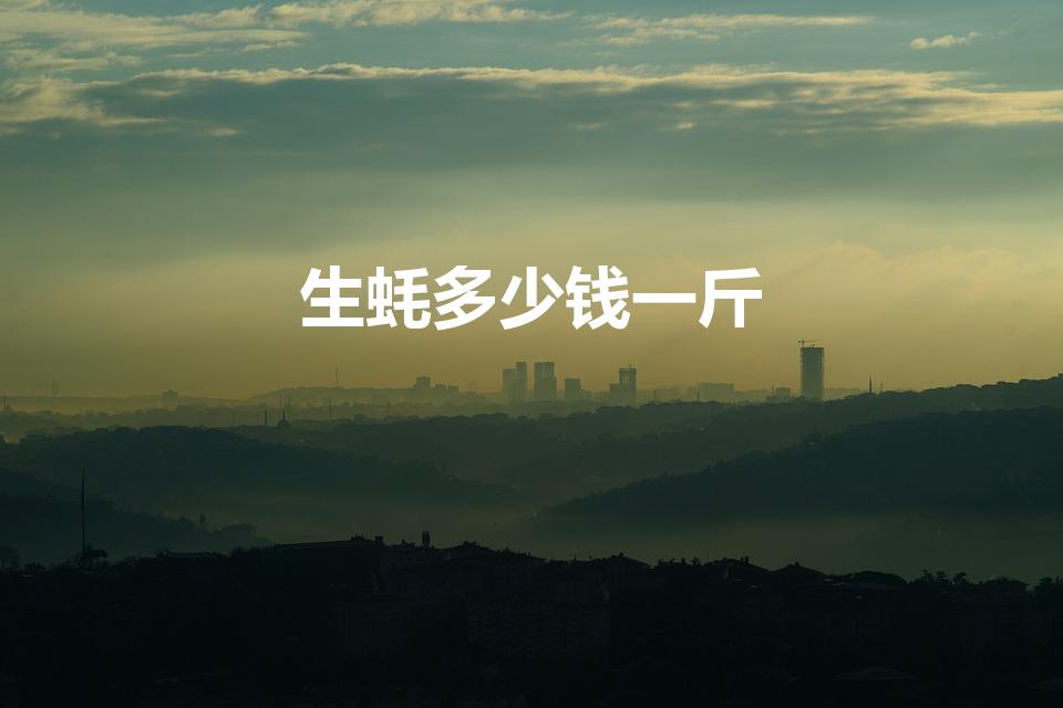 生蚝多少钱一斤（生蚝价格多少一斤）