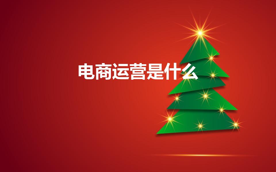 电商运营是什么（电商运营具体工作是干什么的,,）