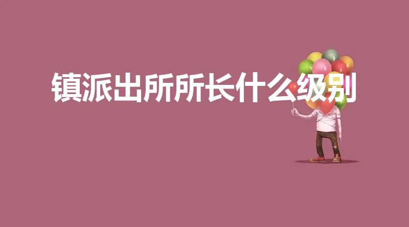 镇派出所所长什么级别（乡镇派出所所长什么级别）