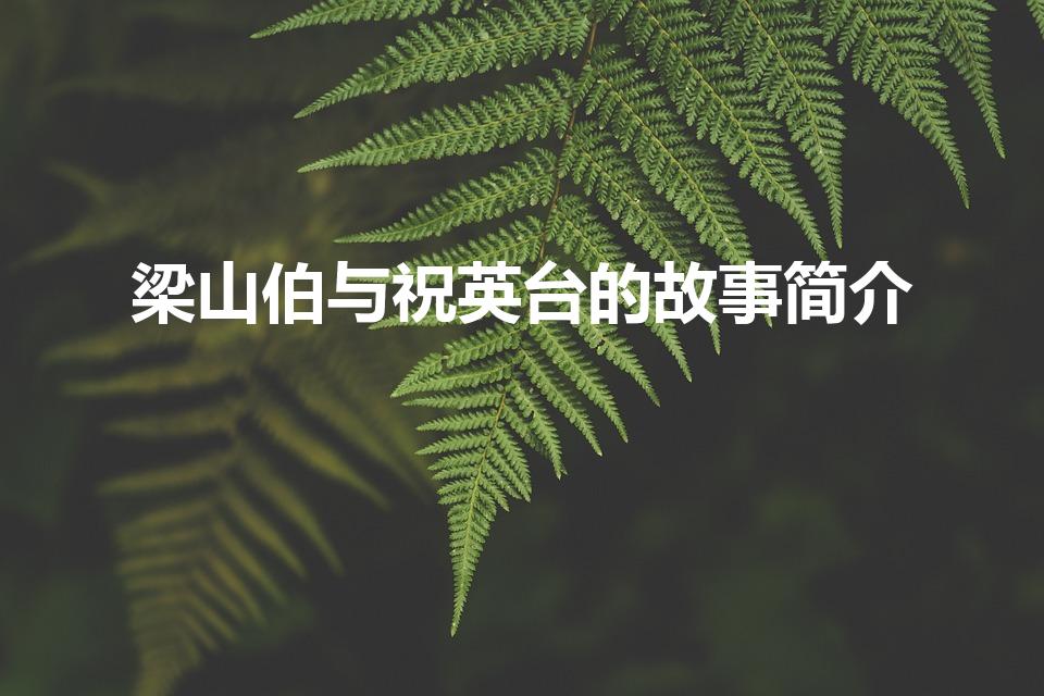 梁山伯与祝英台的故事简介（梁山伯和祝英台的故事梗概）